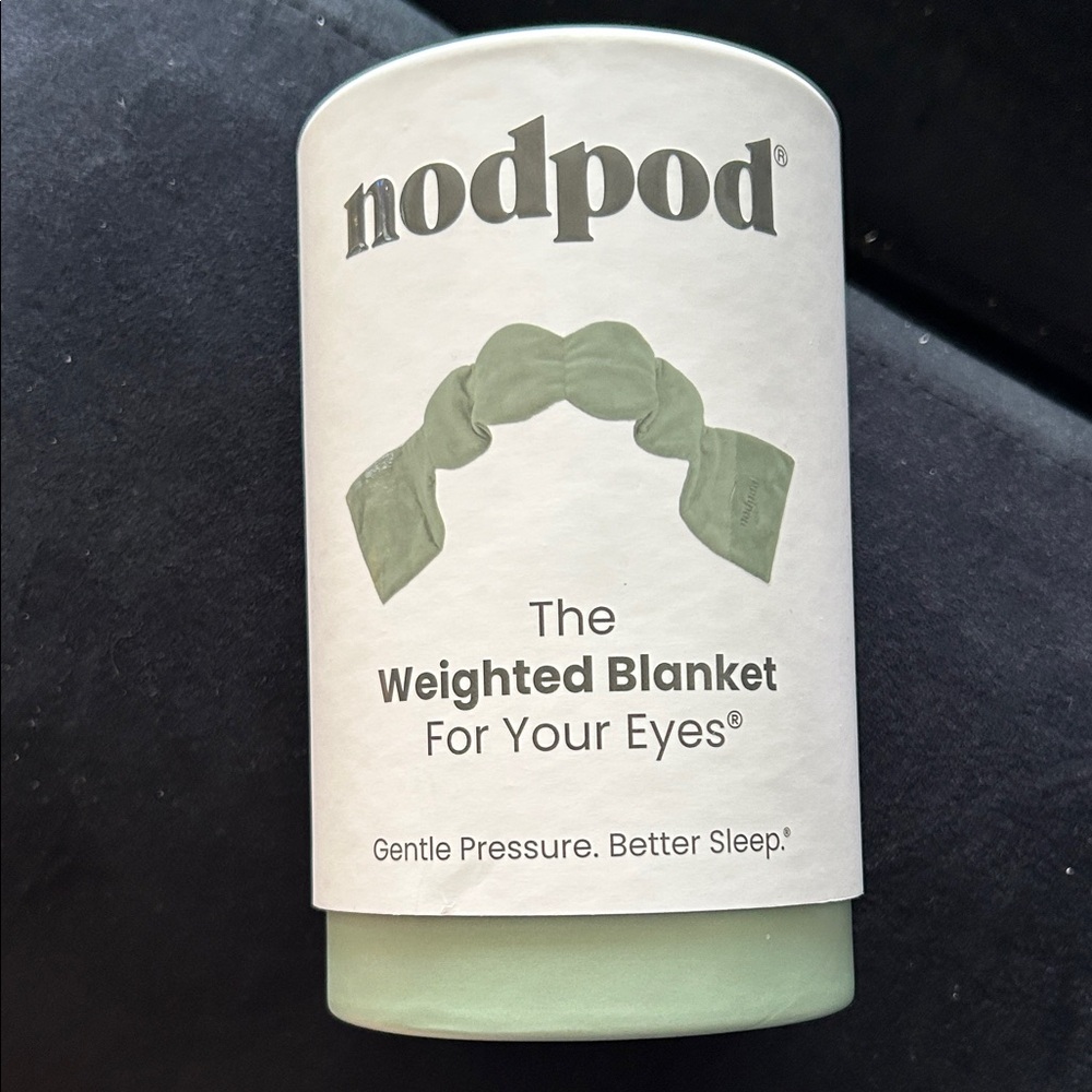 nodpod Weighted Eye Mask - Sage Green